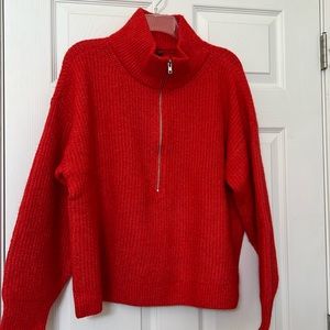 3/4 zip Women’s turtleneck sweater